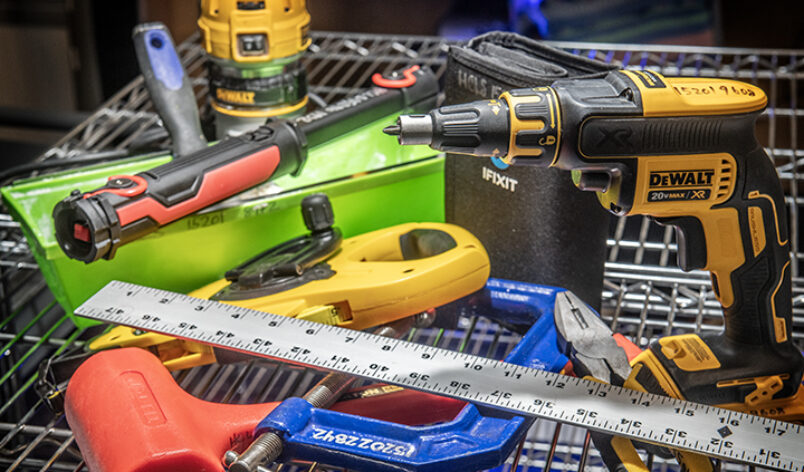 An assortment of free tools apart of the DIY collection.
