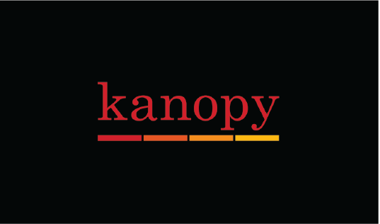 Kanopy logo for free streaming and downloading movie access.