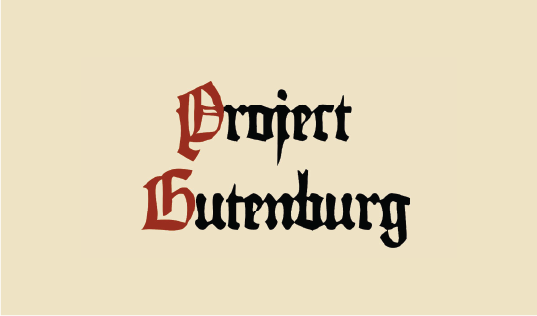Project Gutenberg logo for free access to ePub and eBooks.