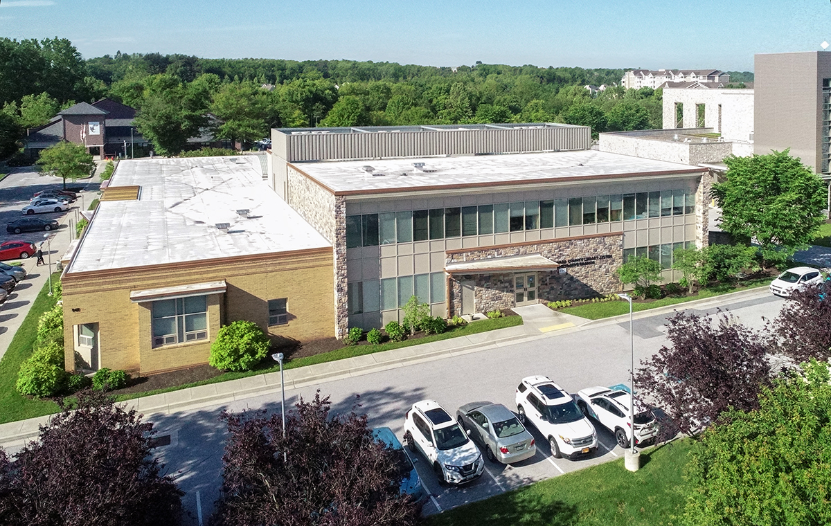 Admin building exterior.