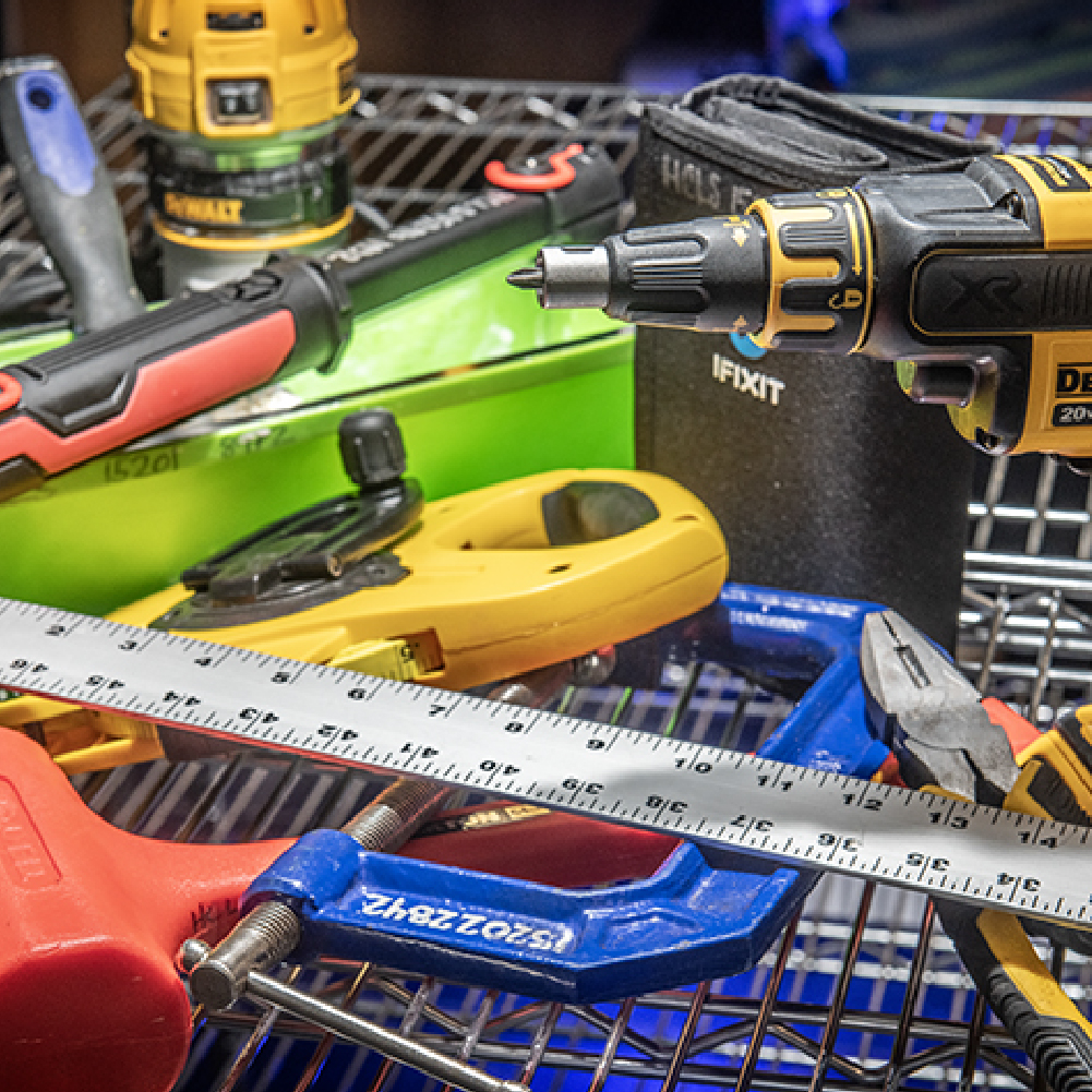 An assortment of free tools apart of the DIY collection.