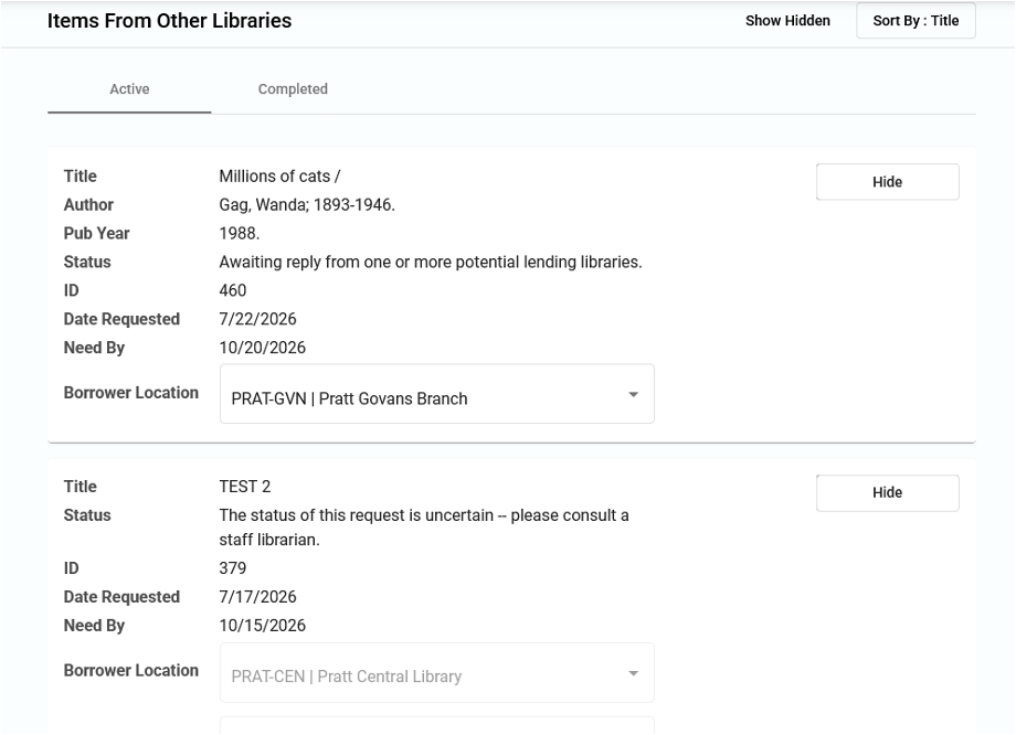 The user interface showing optional choices in SHAREit.